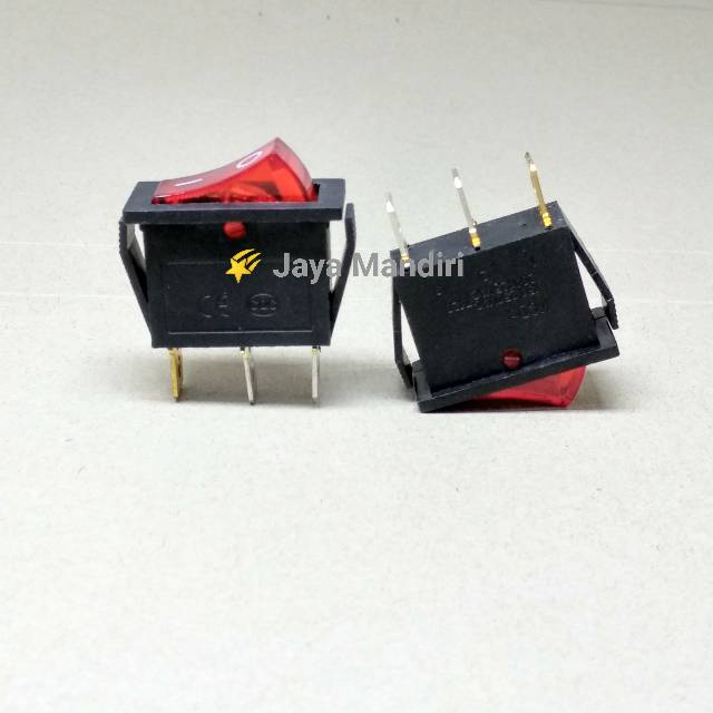 Saklar / Switch Lampu Gepeng 3 pin (ON - OFF) / Saklar Gepeng 3 Kaki