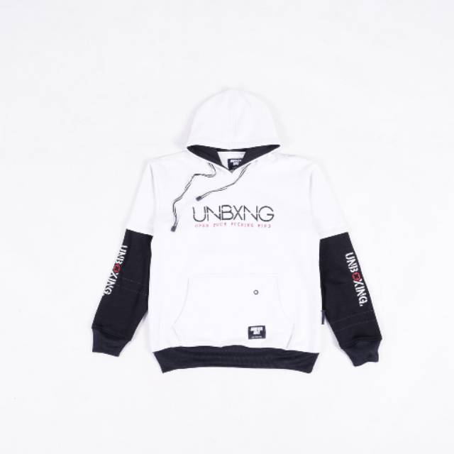 Sweter Hoodie X combi tangan unboxing