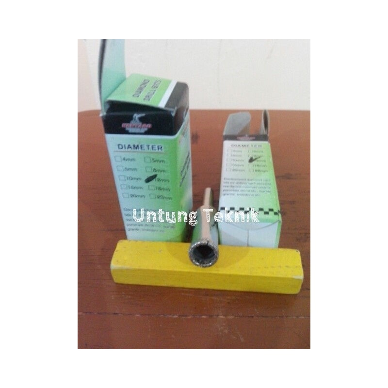 Murah Mata bor kaca / Granit / Diamond Core Drill 12mm
