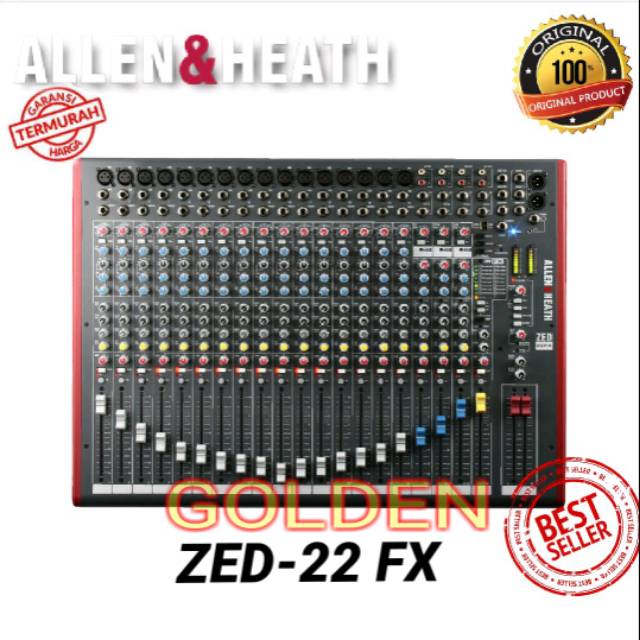 Mixer Audio Allen Heath ZED 22 FX Original