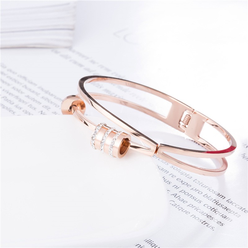 [NEW] Gelang Wanita Aksesoris Titanium Korea Trend Masa Kini Cocok Hadiah Elegant GK082