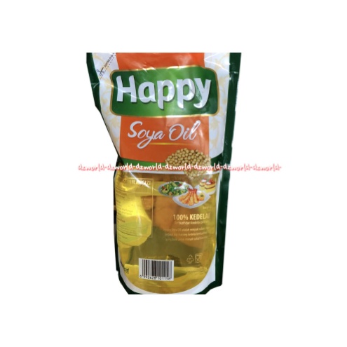 Happy Soya Oil Minyak Kedelai Minyak Goreng Soya Refill 1L Pouch HappySoya Hepi Soya Hapy Soya Isi Ulang Soyb Hepi Soybean Oil