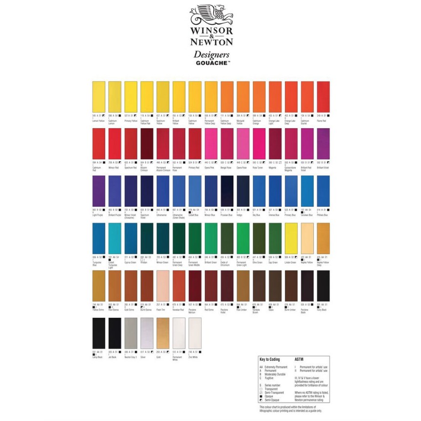 Winsor &amp; Newton Designers Gouache 14ml - Series 1 (2/2)