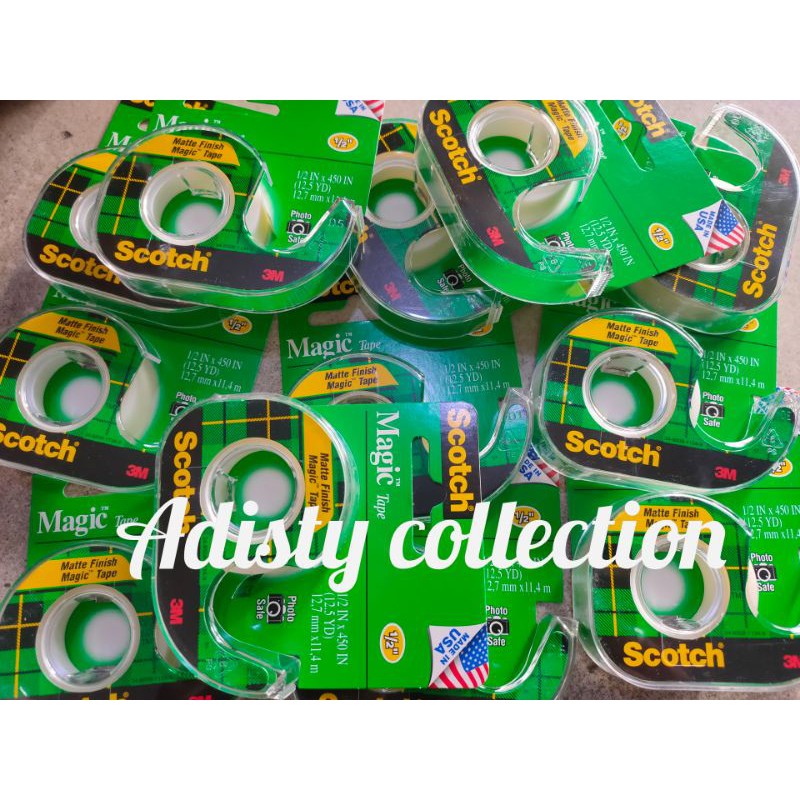 

Magic Tape 1/2×125 Yard 0.5 in 3M + Tempat