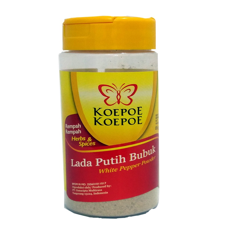 

Koepoe-Koepoe Lada Putih Bubuk 85Gr