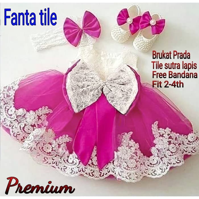 Atasan promo wanita / cewe Dress Princess tile polos untuk kerja pesta kantor