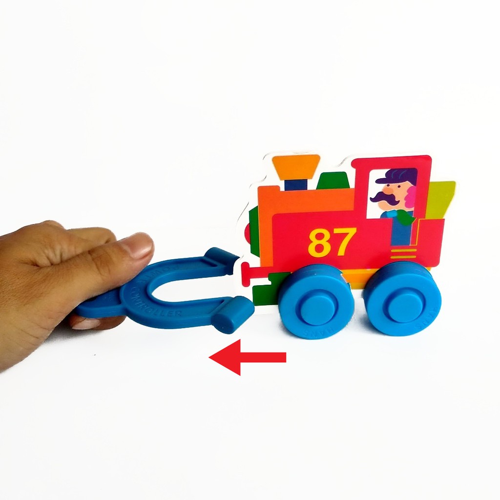 Rhino Speedy Wheely Mainan Edukasi Magnet Kendaraan Magnetic Toys