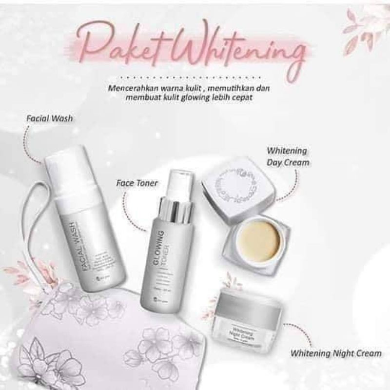 SKINCARE MS GLOW (paket cantik)