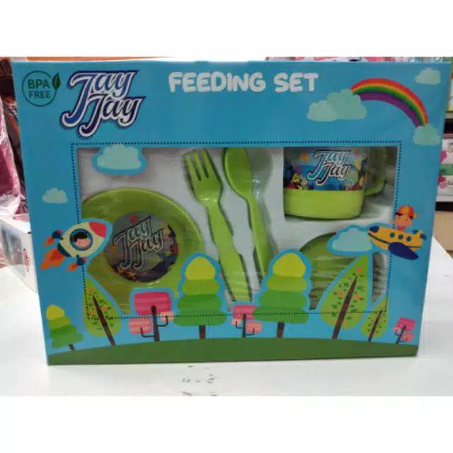 FEEDING SET MAKAN BAYI BPA FREE JAY JAY KECIL-TEMPAT MAKAN JAY JAY KECIL-KADO BAYI MURAH MERIAH