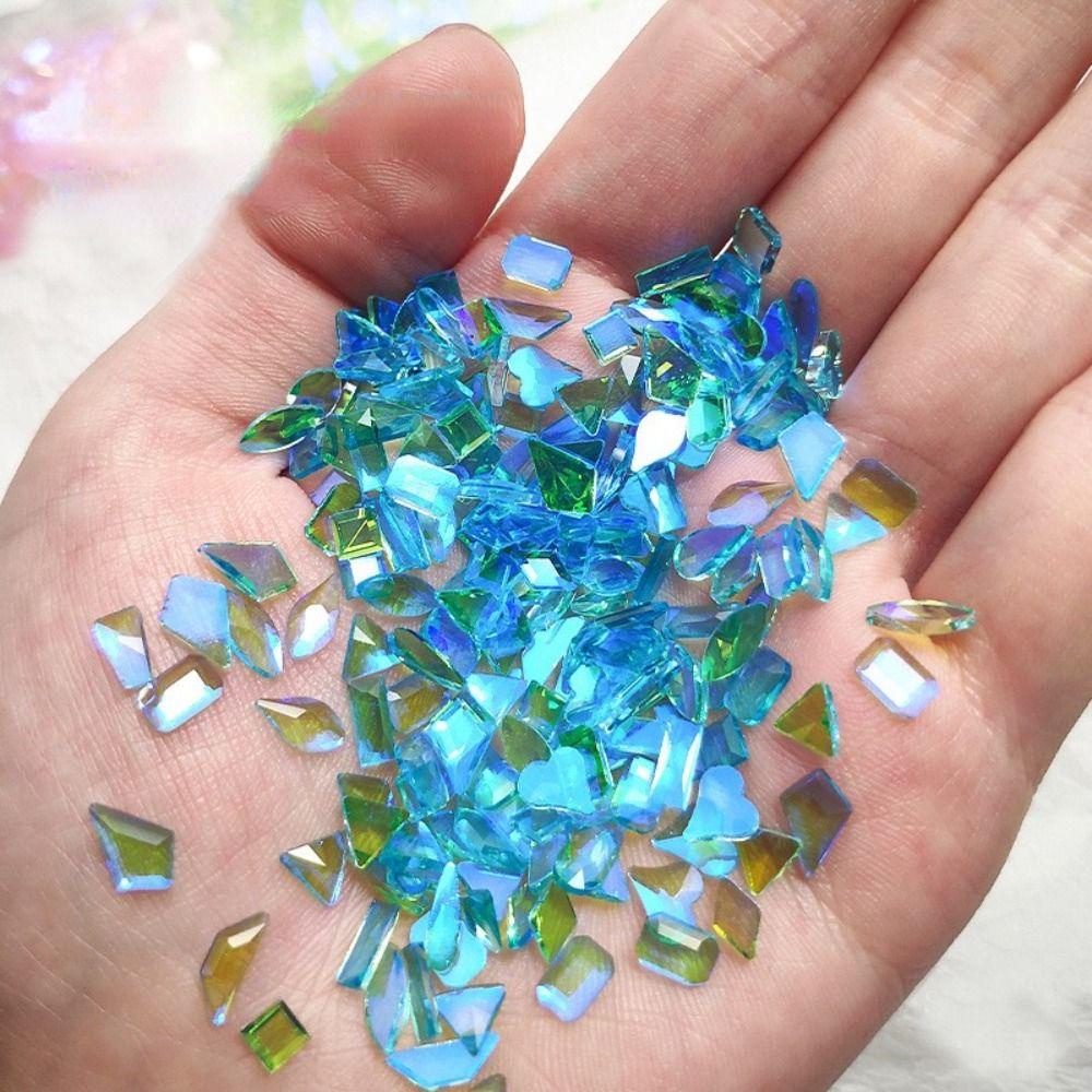 Needway Perhiasan Kuku Korea Berlian Berbentuk Bor Salon Kuku DIY Bahan Bagian Kuku Dekorasi Kuku