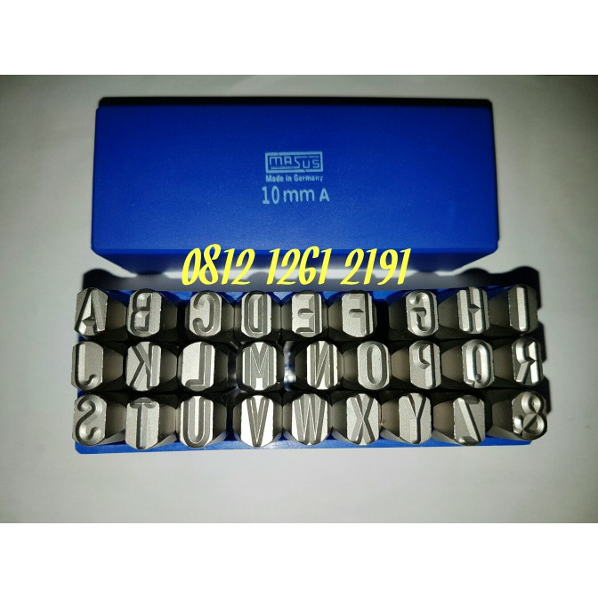 

MASUS Germany Huruf Ketok 10 mm Stamp Punch Letter A - Z