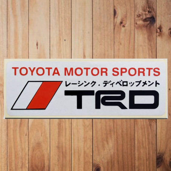 Sticker Toyota TRD Motor Sports Ln