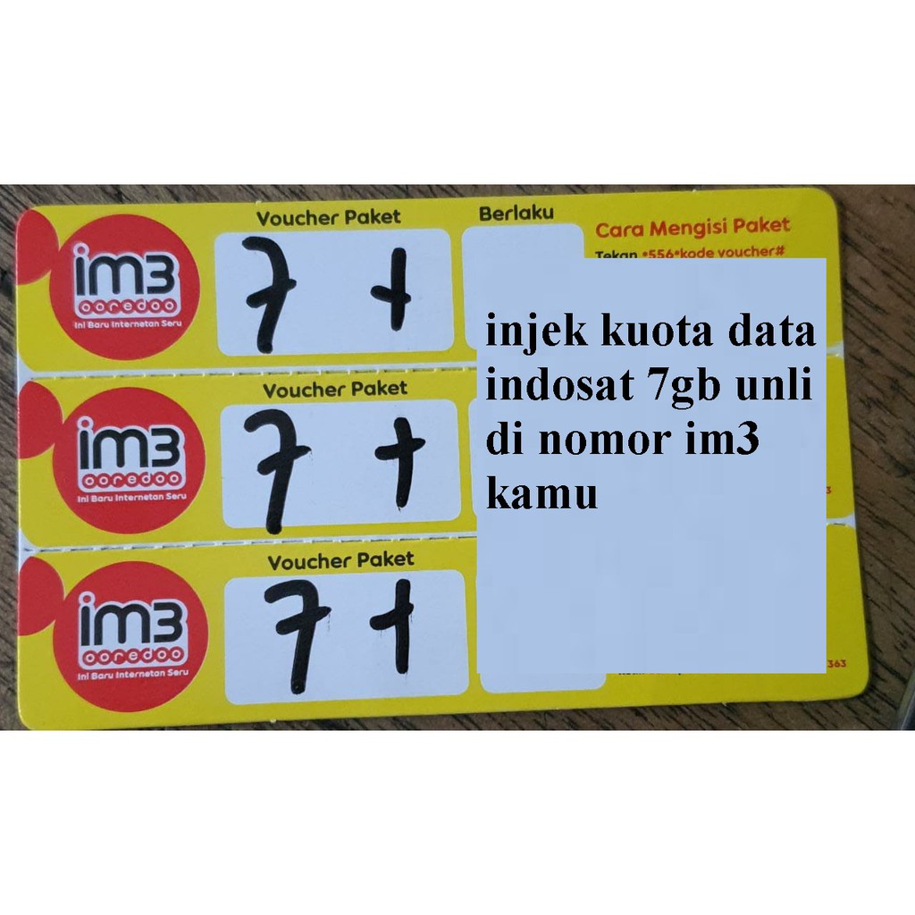 Injek Paket Im3 : Tm10a=10,300 nah diatas adalah salah ...