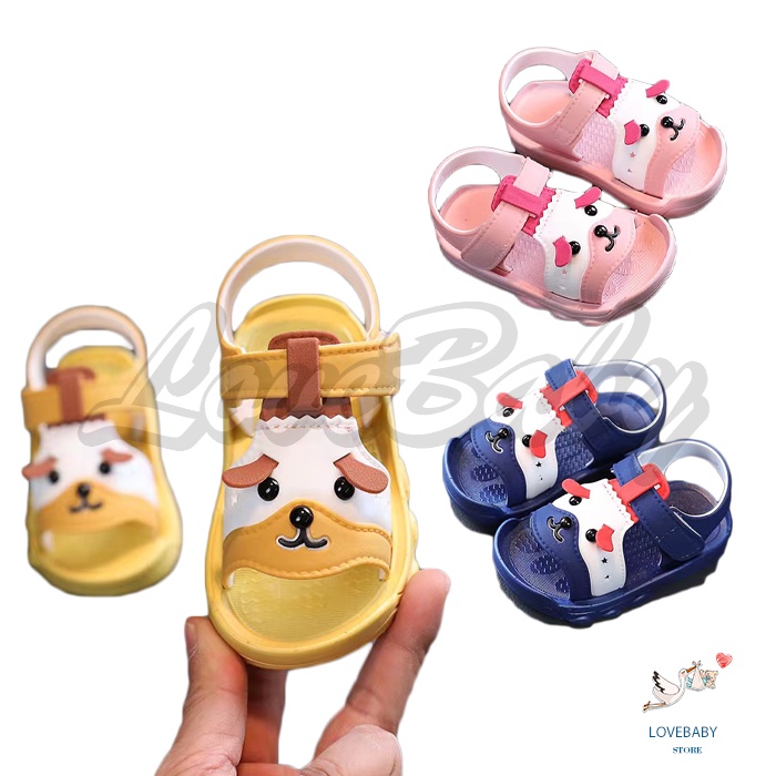 [1KG 6PCS] LBS Sepatu Bayi Prewalker Sandal Anak Impor Dog Cute