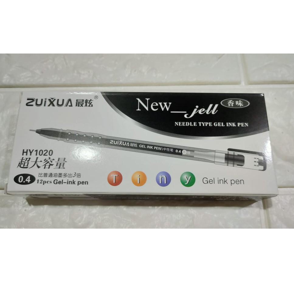 

BEST RATING Zuixua Pulpen Gel / PEN GEL New Jell Pulpen 0.4mm ISI 12 ➤ 891