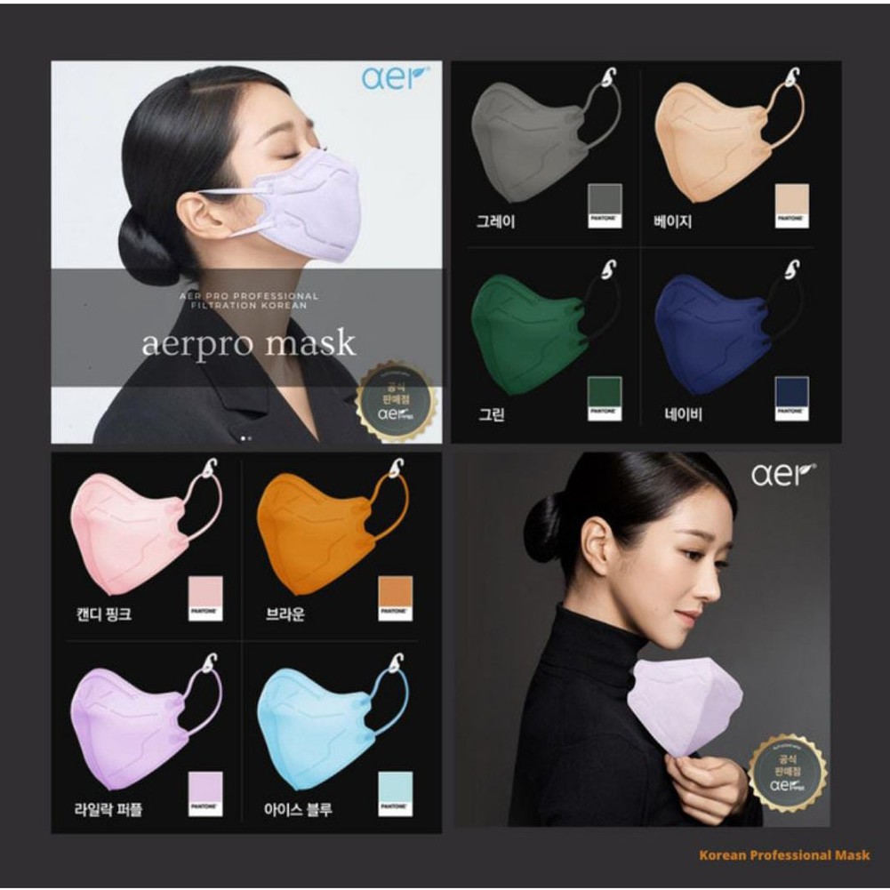 MASKER AER PRO MADE IN KOREA -  AERPRO MASK NAGITA SLAVINA 4 PLY