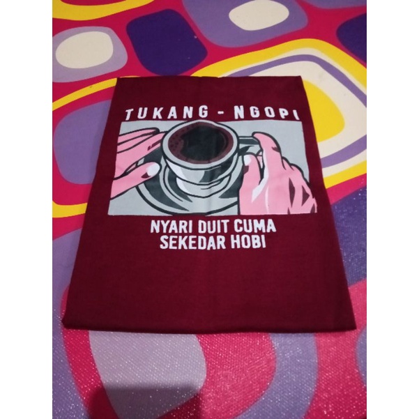 KAOS TUKANG NGOPI CANGKIR/KAOS TUKANG NGOPI