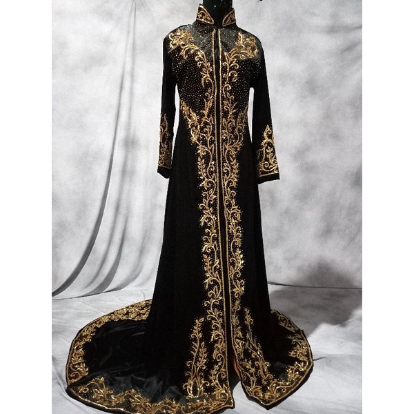 kebaya dan beskap bludru / baju pengantin jawa