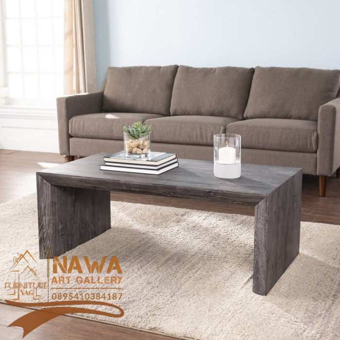 SLED | Meja Ruang Tamu Minimalis Full HPL Simple - Coffee Table