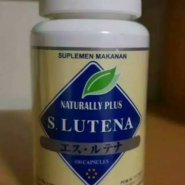 SUPLEMEN MAKANAN HERBAL-obat Mata Lutena Super LUTENA SLUTENA NATURALLY PLUS 100