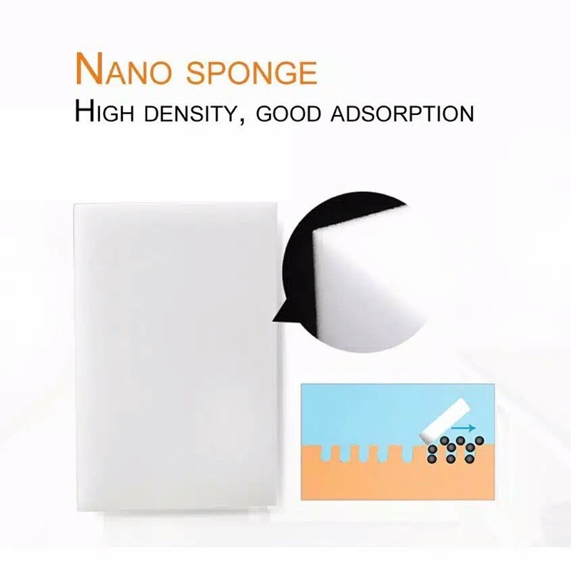 SPONS AJAIB - MAGIC SPONS - NANO MAGIC SPONGE - BUSA PEMBERSIH SERBAGUNA