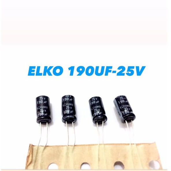 ELKO KAPASITOR 190UF - 25V