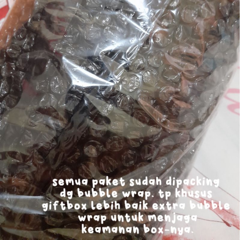 

Extra Bubble Wrap Untuk Packing Giftbox