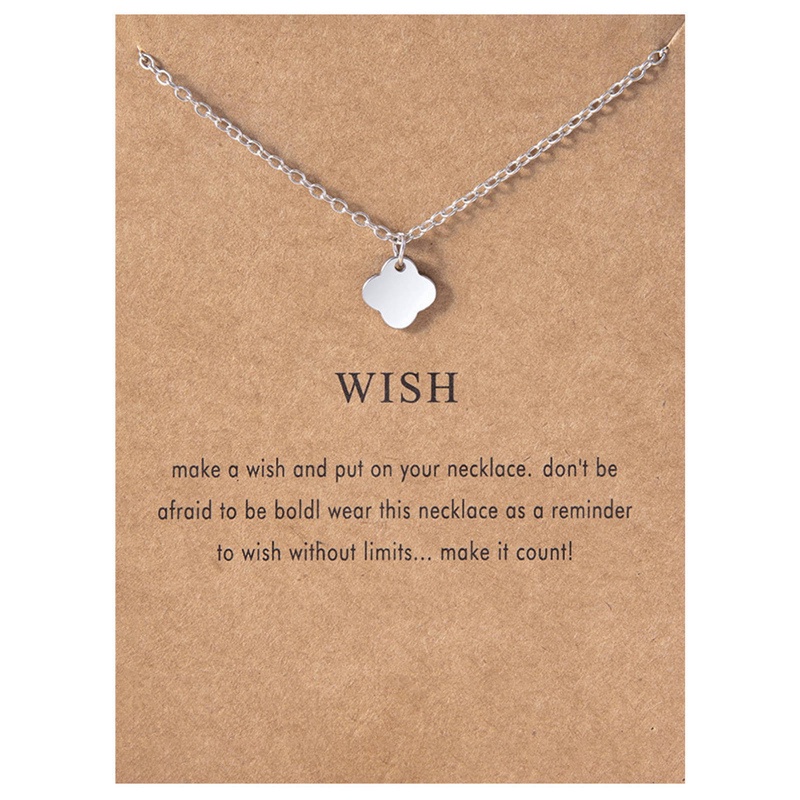 Kalung Desain Matahari Dan Bulan Bahan Stainless Steel Untuk Wanita