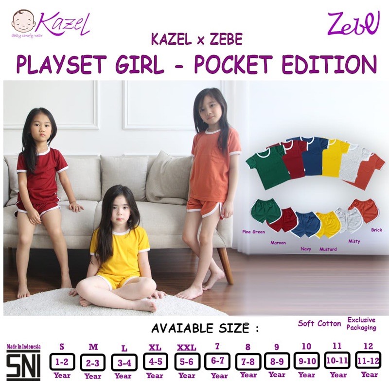 Kazel x Zebe Playset Girl - Pocket Edition BIG SIZE