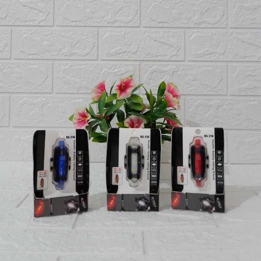 Lampu Sepeda BS-216 (Lampu belakang sepeda)