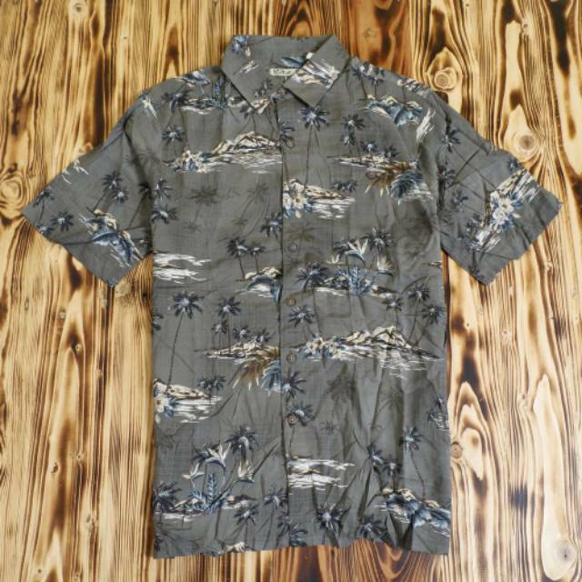 Kemeja Pantai Batik Bay by Burma Bibas Palm Tree Hawaiian Shirt Original