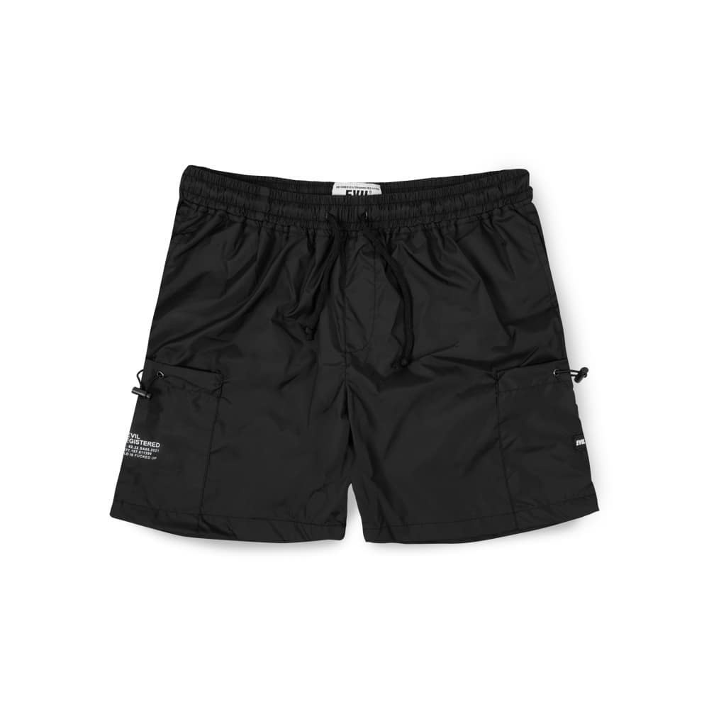 CELANA PENDEK PRIA DAN WANITA EVIL ARMY HOOPS BANJARMASIN "OLD TIMERS BLACK"