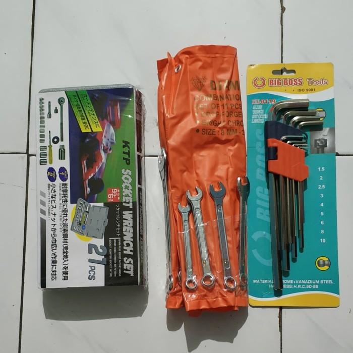 Motor | Tool Set Bengkel - Kunci Perkakas Motor - Kunci Paket 3 Set Murah Kualitas Terbaik