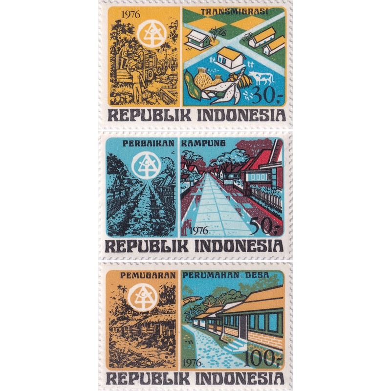 

Prangko Indonesia 1976 - World Human Settlements Day (LUX)