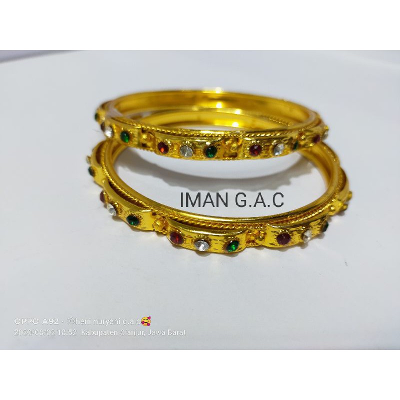 gelang keroncong.gelang india isi 4pcs