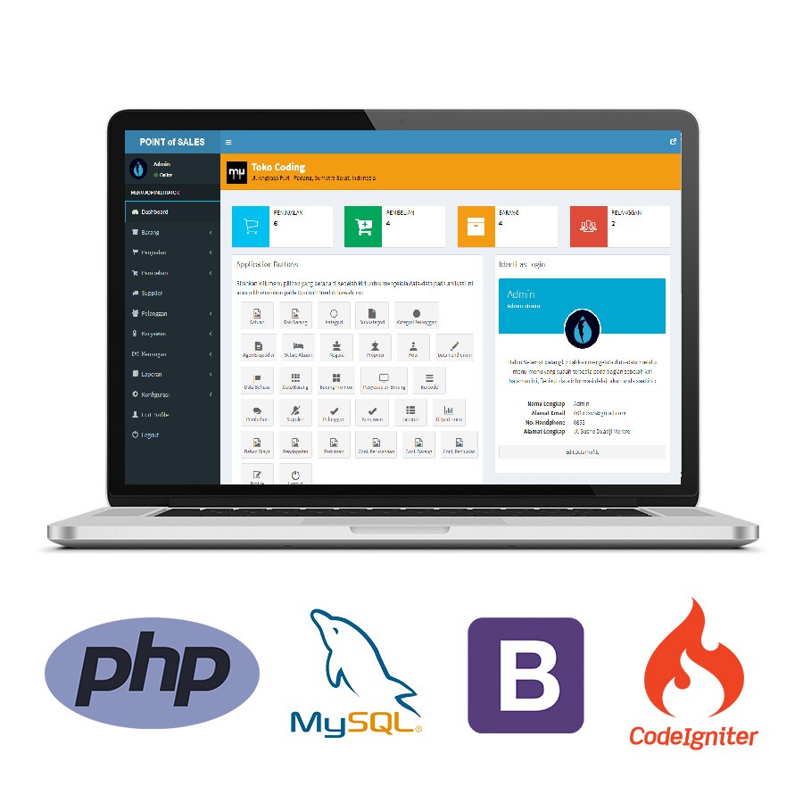 Aplikasi Web Penjualan Sistem Point of Sales (POS)