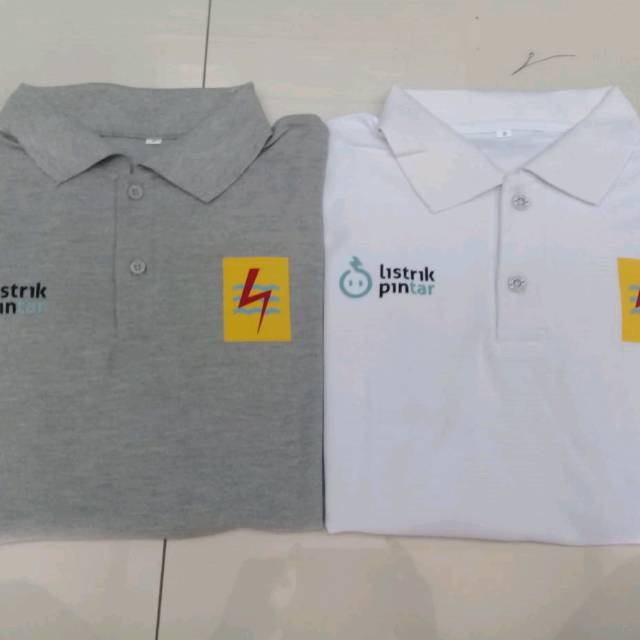Tshirt Baju Kaos polo PLN