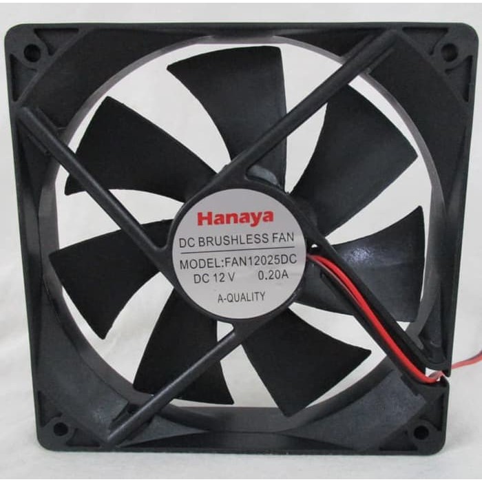 Fan Dc 12cm 12x12cm kipas DC 12x12cm/Axial Fan DC 12V/Kipas Pendingin***TOP