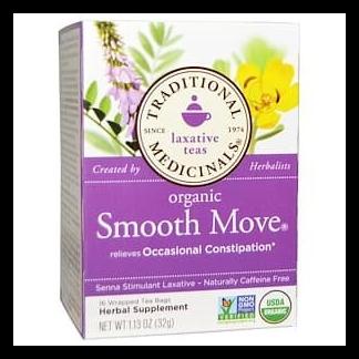 

DISKON TERBATAS !!! TRADITIONAL MEDICINALS ORGANIC SMOOTH MOVE LAXATIVE 16 TEA BAGS TERLARIS