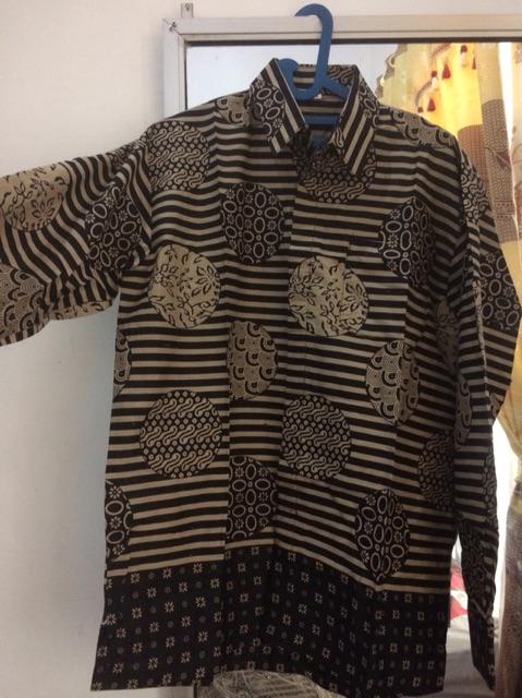 Couple Batik Shofia Brokat Tile Mutiara Original