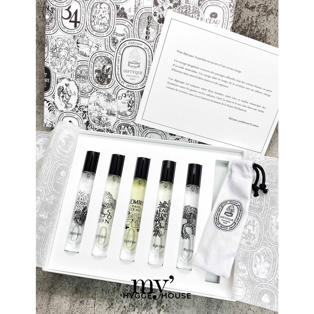 Jual Diptyque Discovery Set of 5 Eau de Toilette Shopee Indonesia