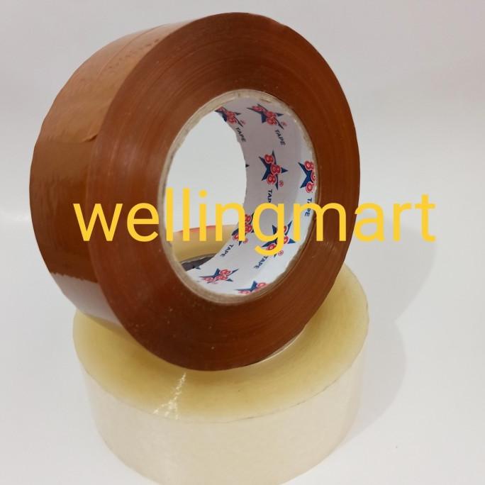 

(BISA COD) lakban jumbo 300m bening cokelat 45mm x 300m LIMITED EDITION Kode 1018