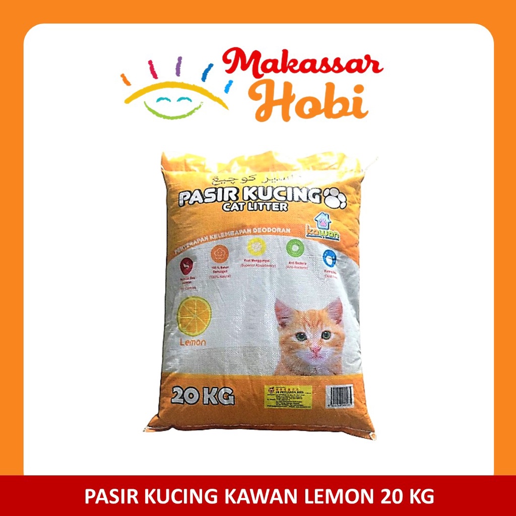 Pasir Kucing KAWAN 20kg 20 kg Cat Litter Pasir Gumpal Wangi