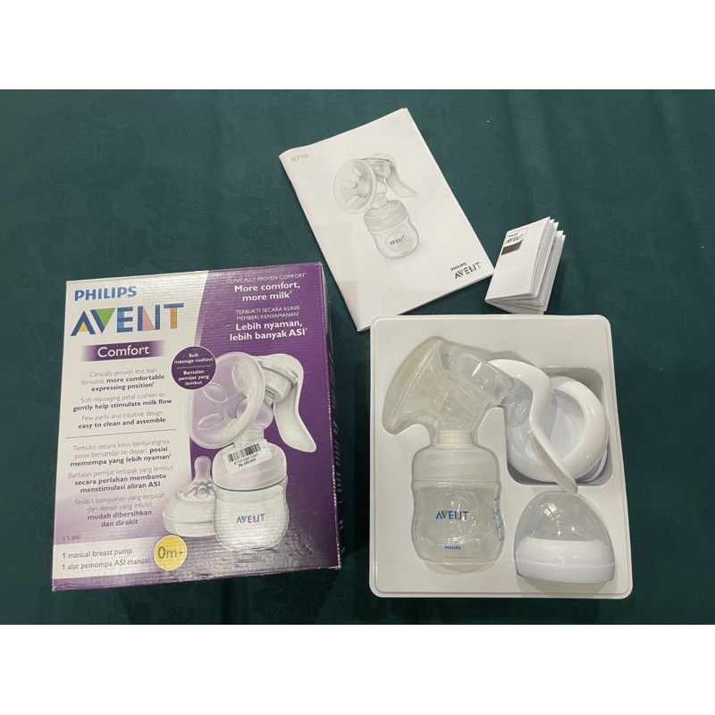 Avent Natural Breast Pump Manual - Preloved LIKE NEW - Second