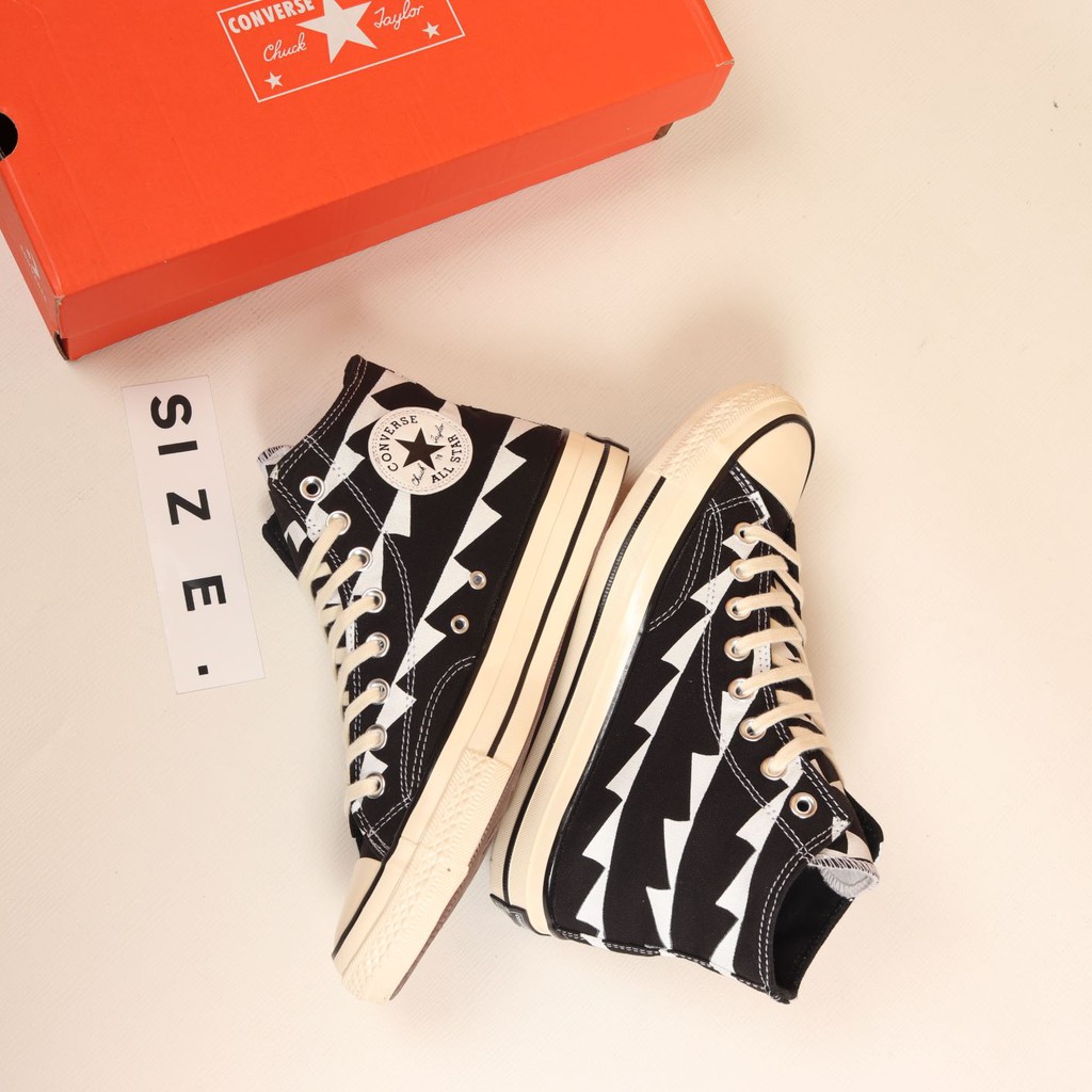 Converse  All Star 1970s Hi Archive Print Black