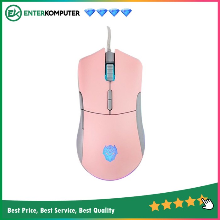 Rexus Xierra X15 Pink Gaming Mouse