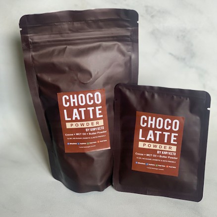 

Choco Latte Powder by Kopi Keto (150 g) | Minuman coklat keto, diet debm, low carb