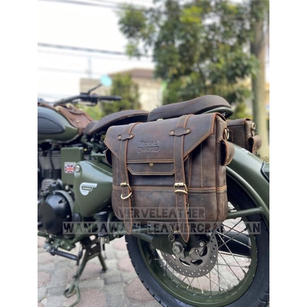 royal enfield , tas motor royal enfield , tas motor custom , tas kulit , roual enfield 500 , royal e