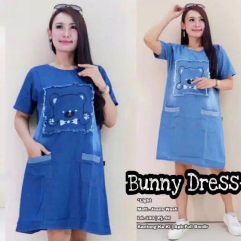 Bunny dress jeans wash