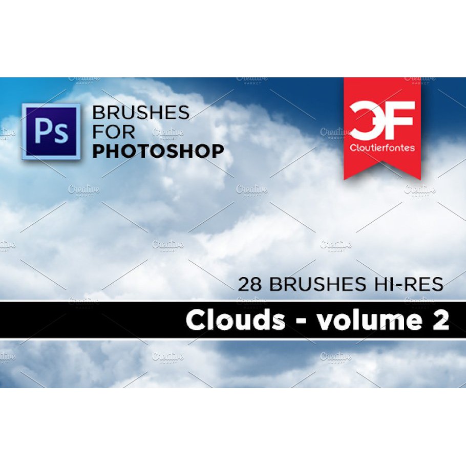 Ultimate Clouds brushes Collection - Photoshop